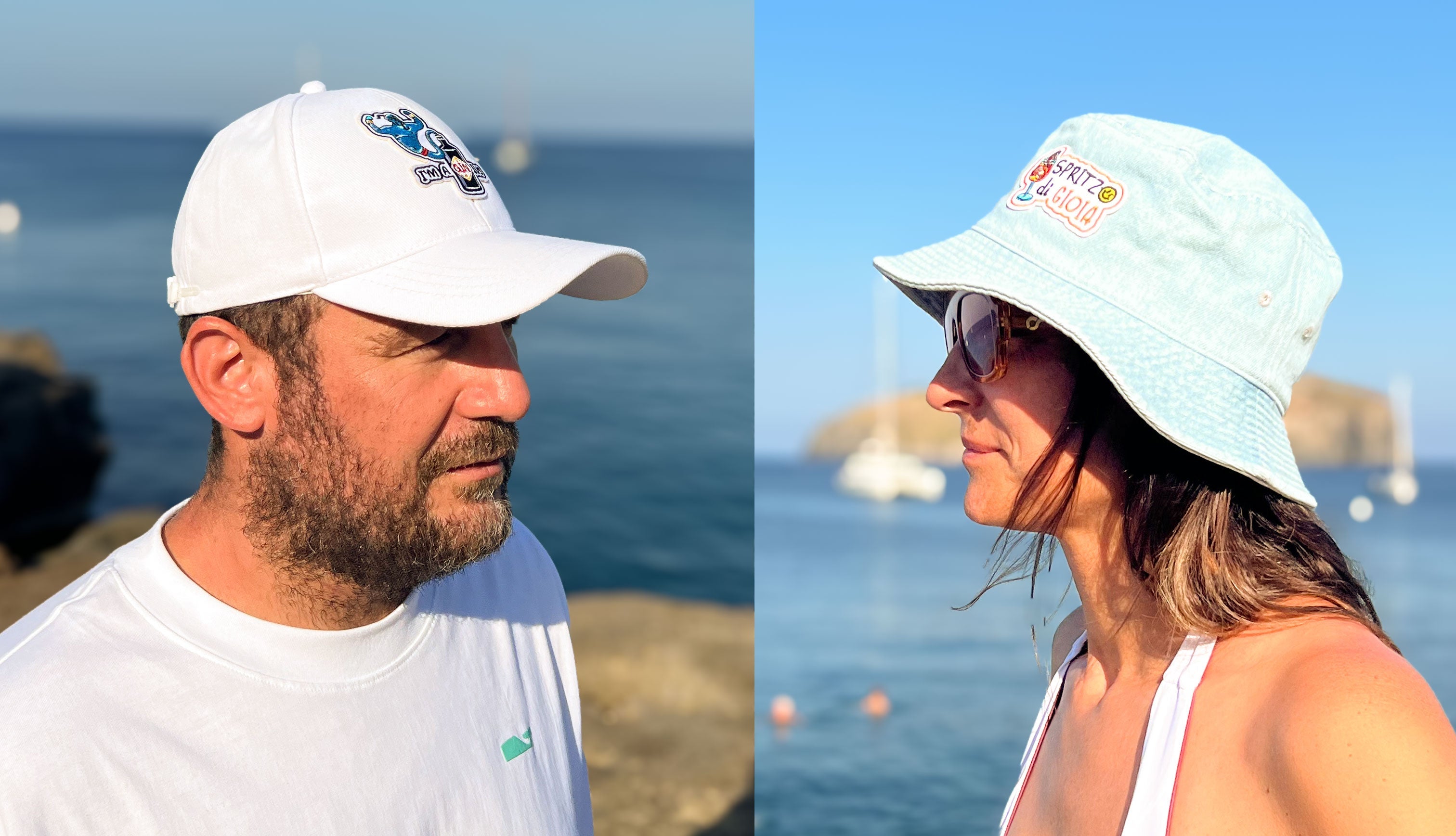 CAPPELLO PESCATORE RICAMO
