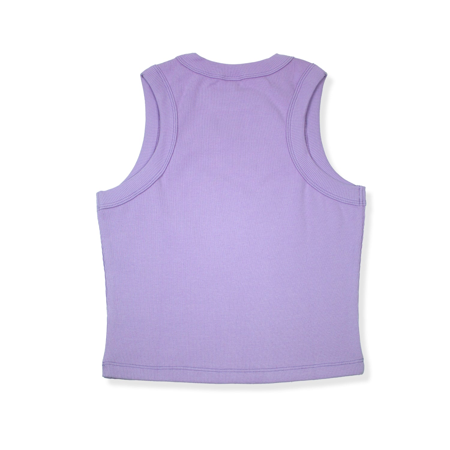 SMANICATO IN COTONE A COSTINE GLICINE - DONNA