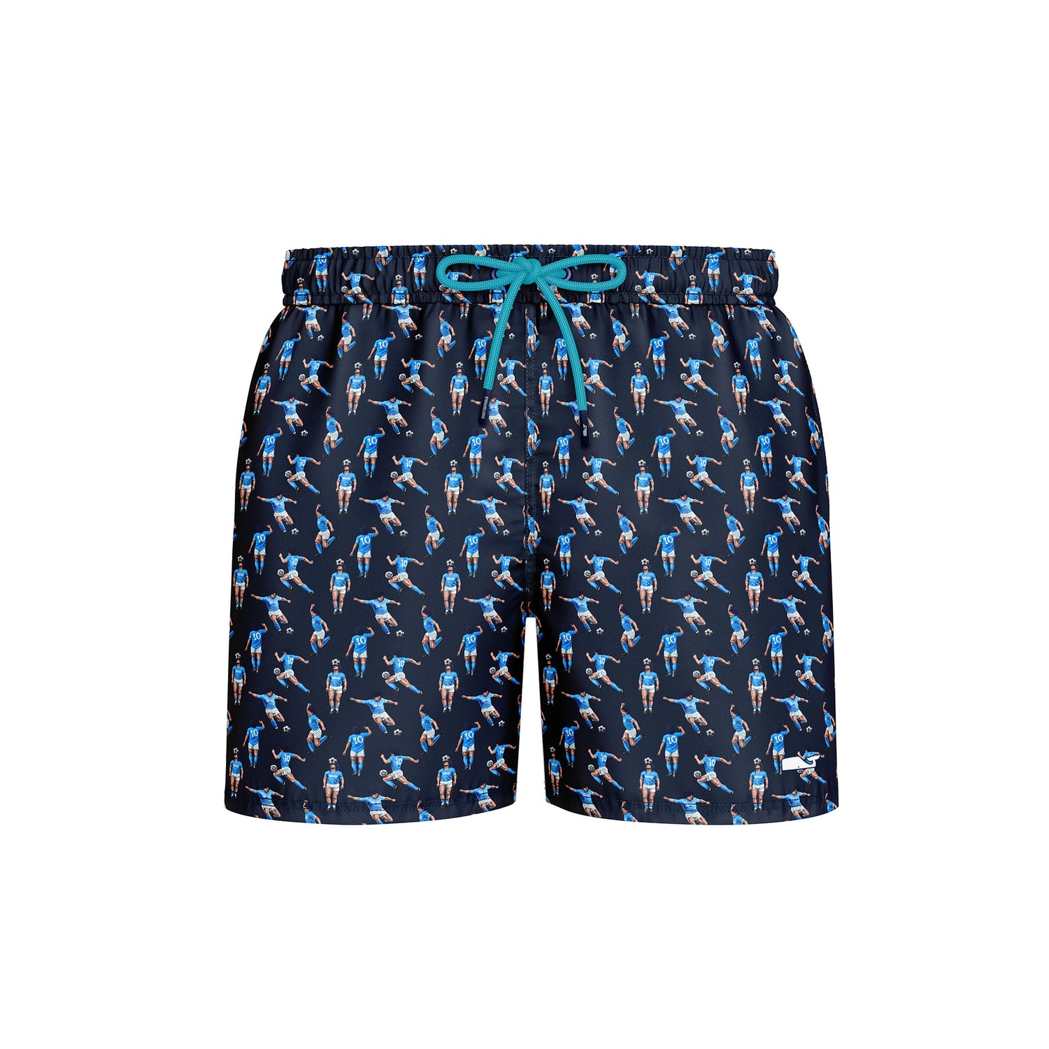 子供用水着 - ブルー フットボール