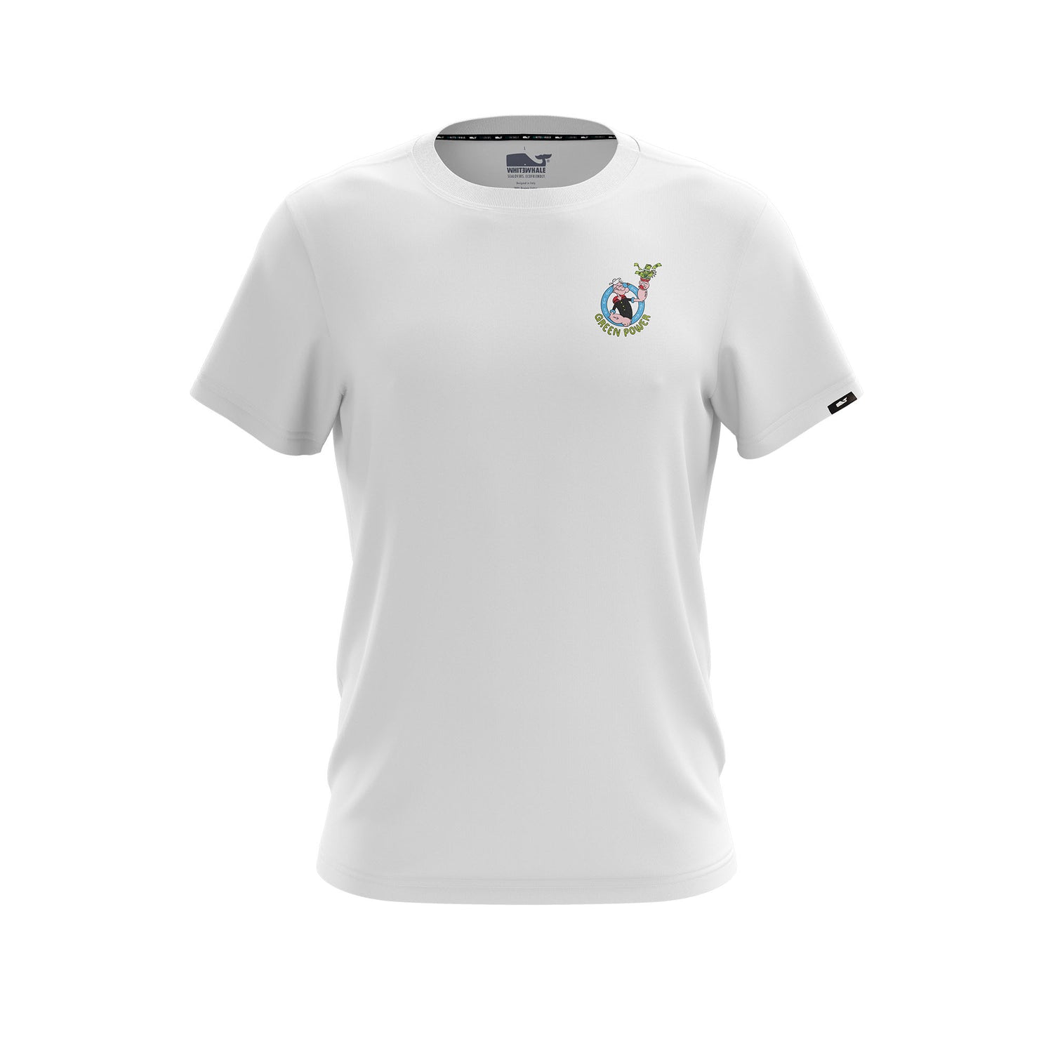 メンズTシャツ - グリーンパワー ホワイト