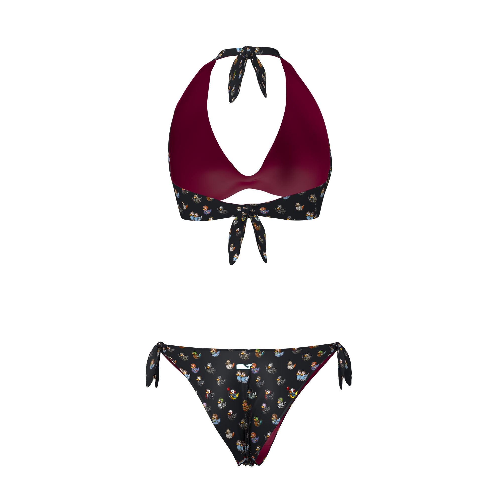 BIKINI TRIANGOLO/SLIP REVERSIBILE DONNA - HORRORDUCKS