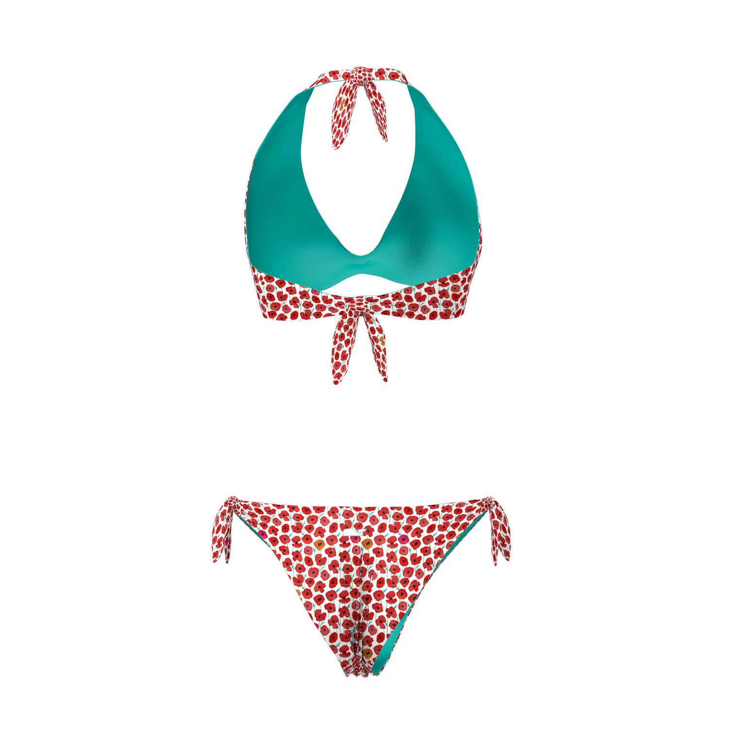 BIKINI TRIANGOLO/SLIP REVERSIBILE DONNA - POPPY