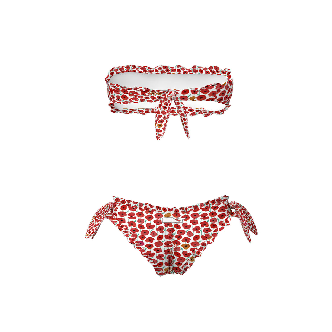 BIKINI FASCIA/SLIP FROU FROU - BAMBINA - POPPY