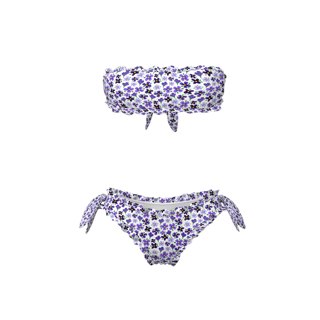 BIKINI FASCIA/SLIP FROU FROU - BAMBINA - VIOLET
