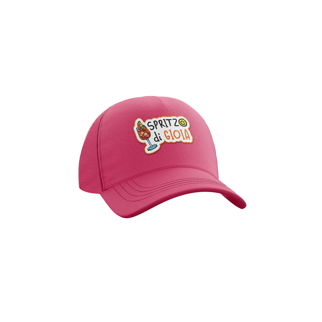 CAPPELLO BASEBALL RICAMO - SPRITZO PINK
