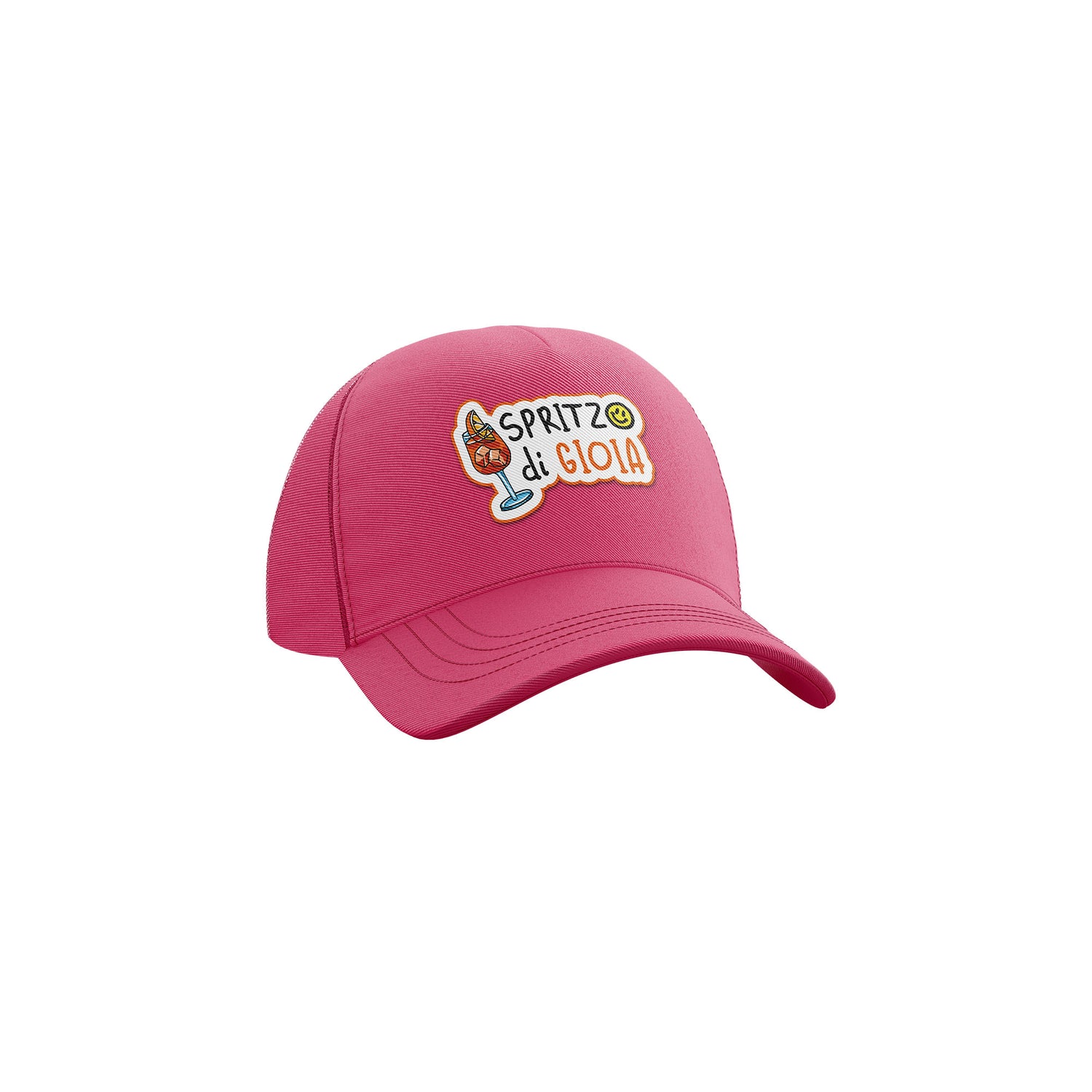 CAPPELLO BASEBALL RICAMO - SPRITZO PINK