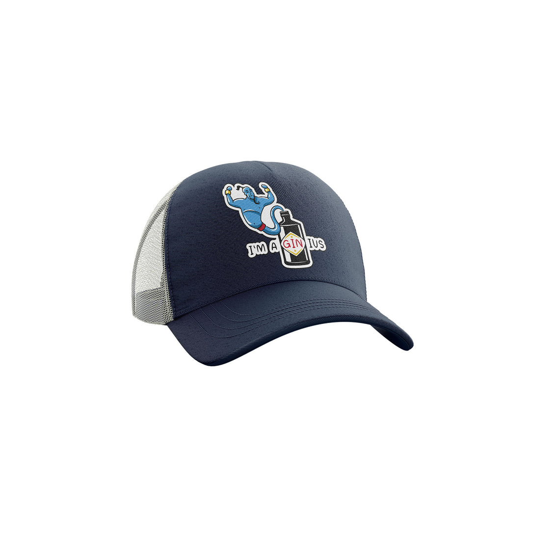CAPPELLO BASEBALL RETINA RICAMO - GINIUS NAVY