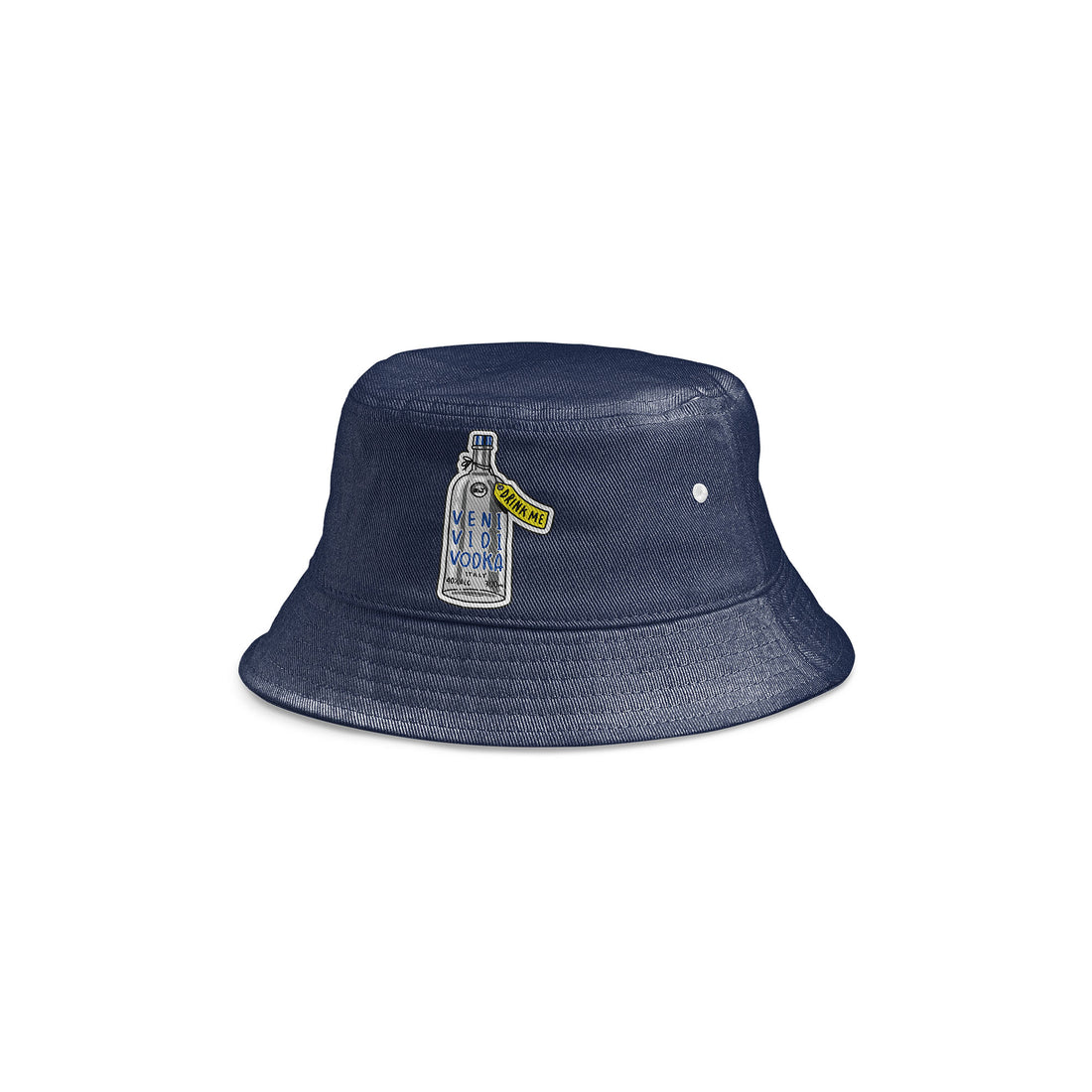 CAPPELLO PESCATORE RICAMO - VODKA DENIM DARK