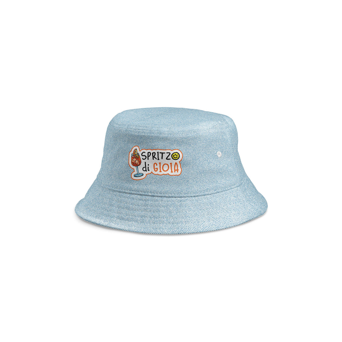 CAPPELLO PESCATORE RICAMO - SPRITZO DENIM LIGHT