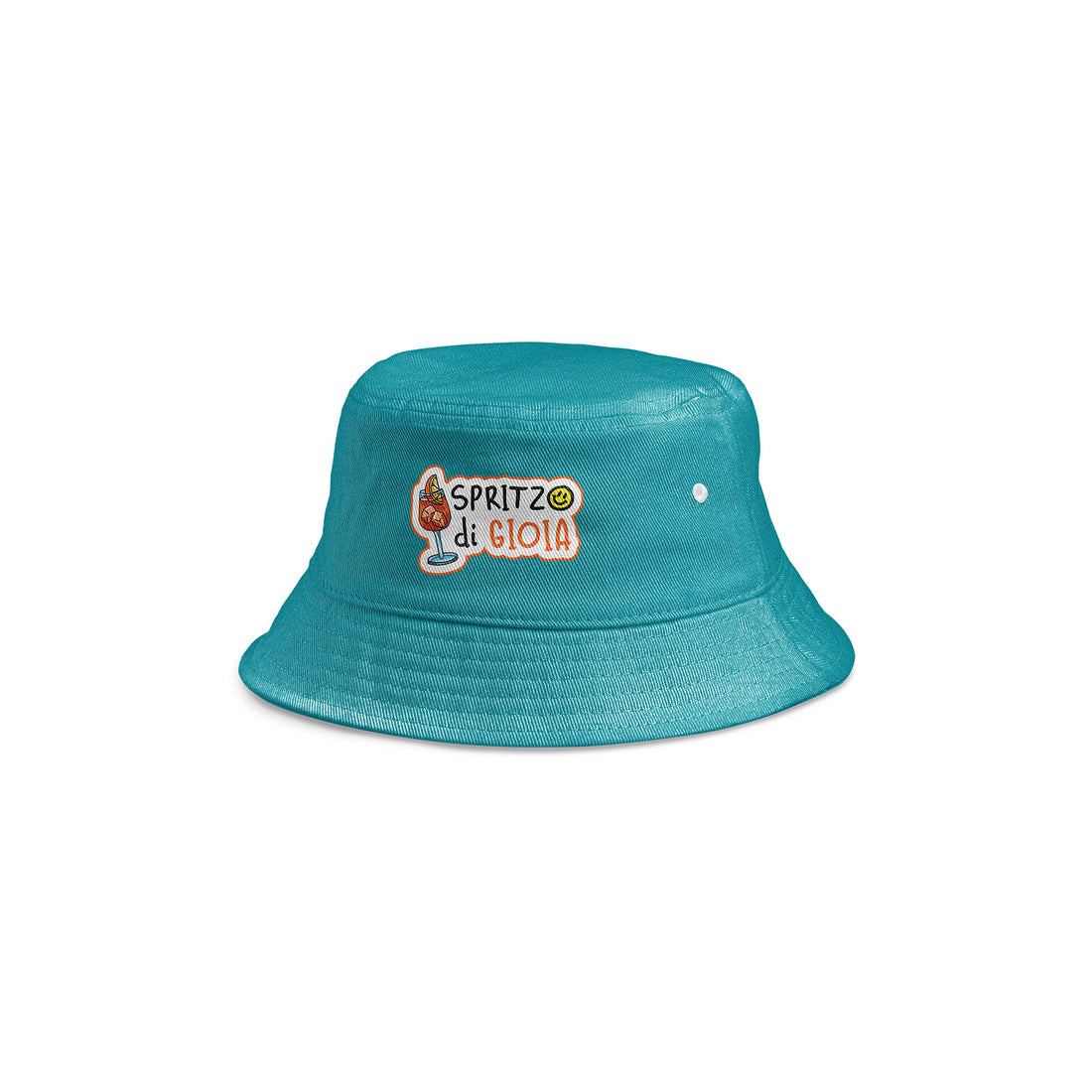 CAPPELLO PESCATORE RICAMO - SPRITZO AQUA