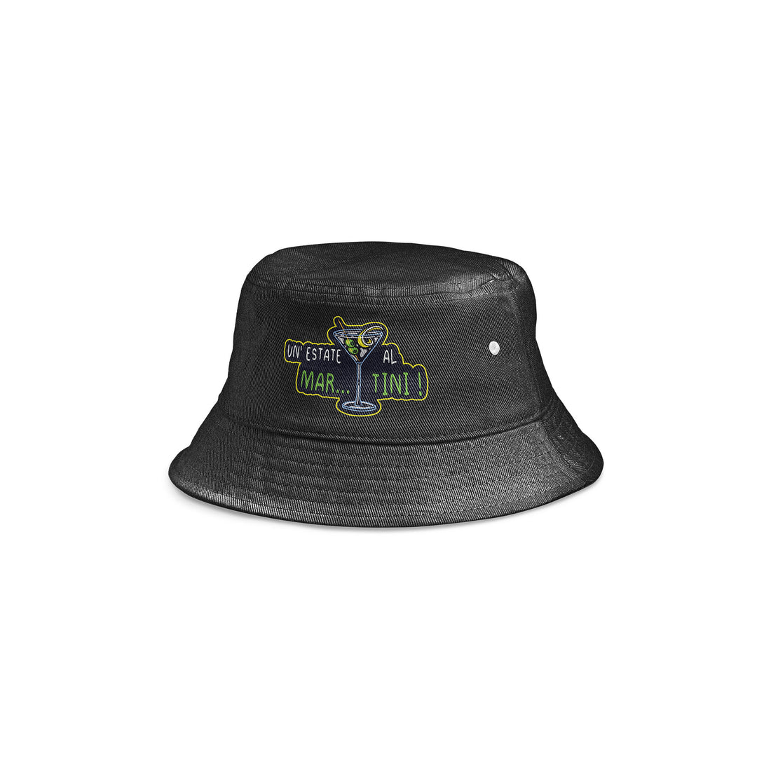 CAPPELLO PESCATORE RICAMO - MARTINI BLACK