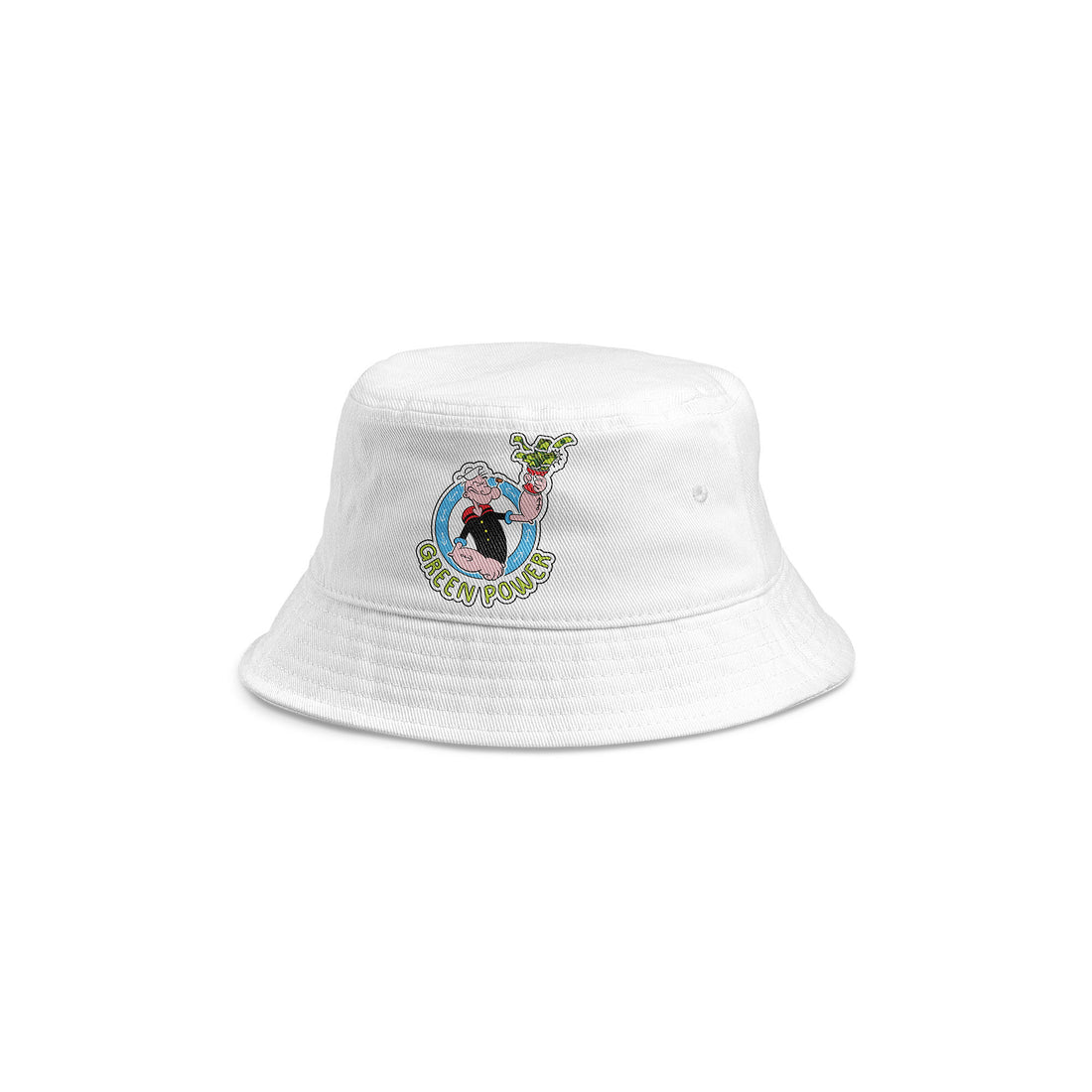 CAPPELLO PESCATORE RICAMO - GREENPOWER WHITE