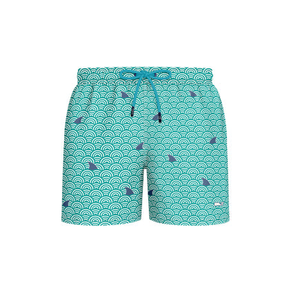 COSTUME MARE BAMBINO - SHARKS AQUA