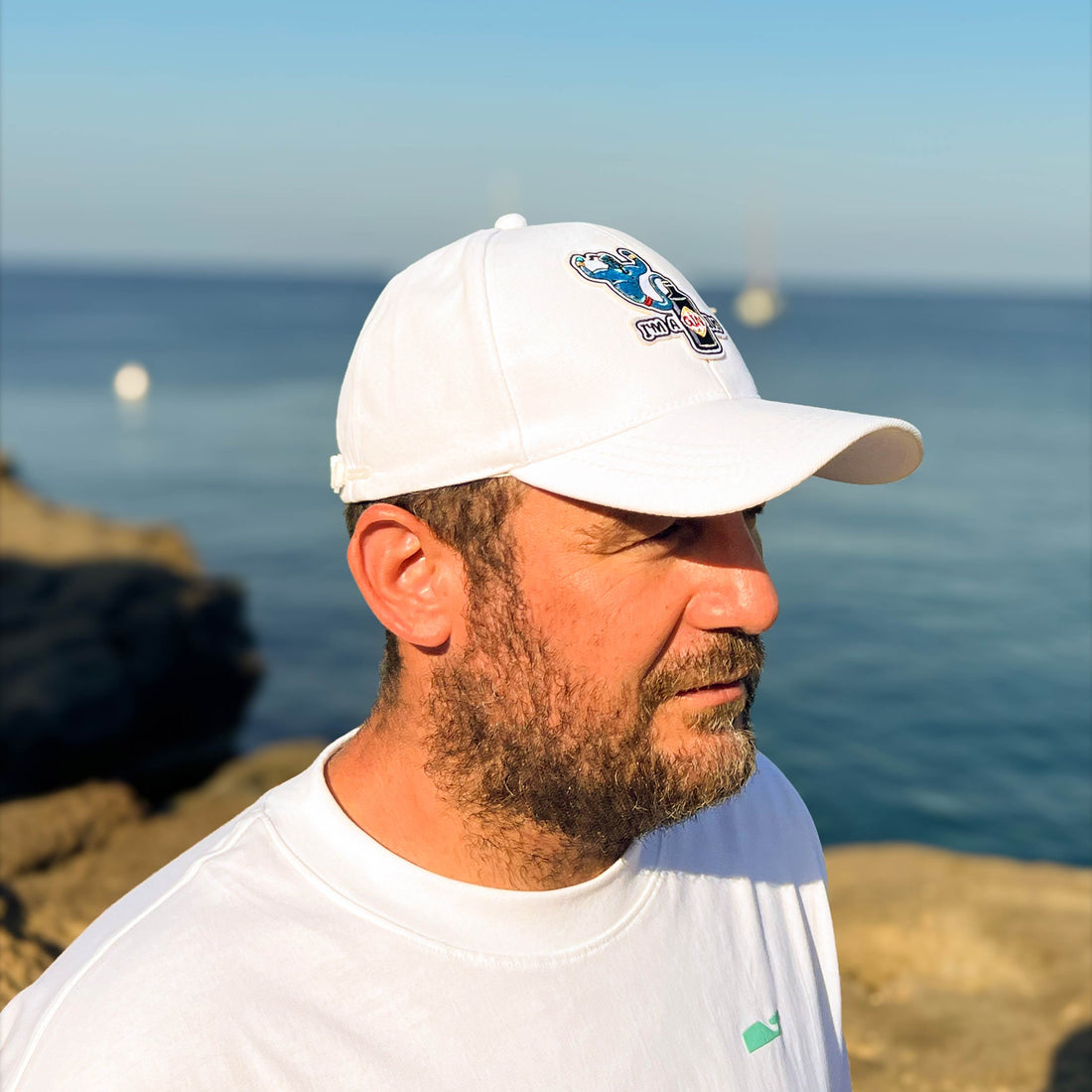 CAPPELLO BASEBALL RICAMO - GINIUS WHITE