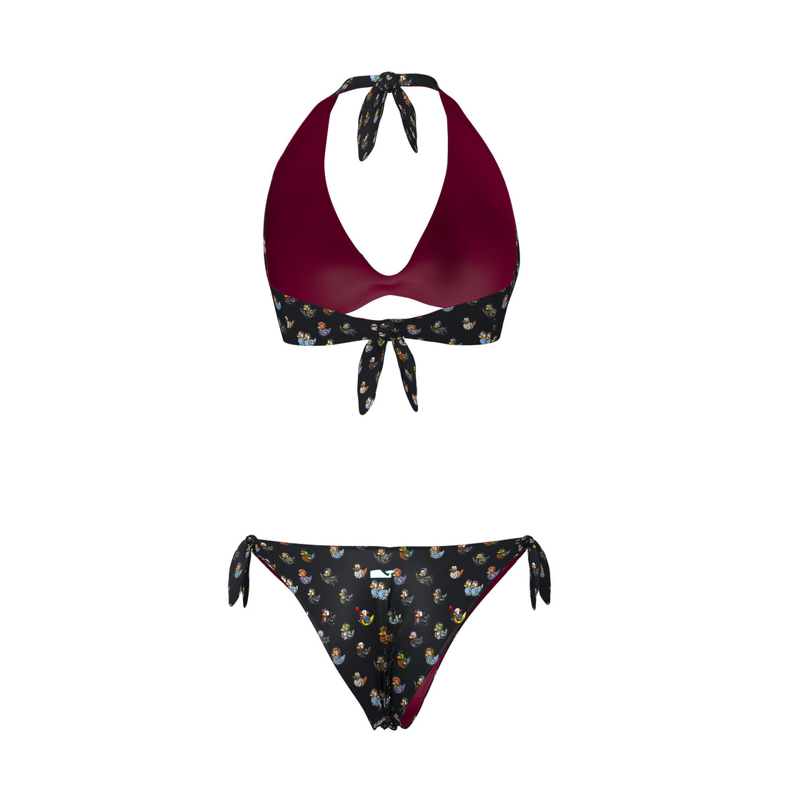BIKINI TRIANGOLO/SLIP REVERSIBILE DONNA - HORRORDUCKS