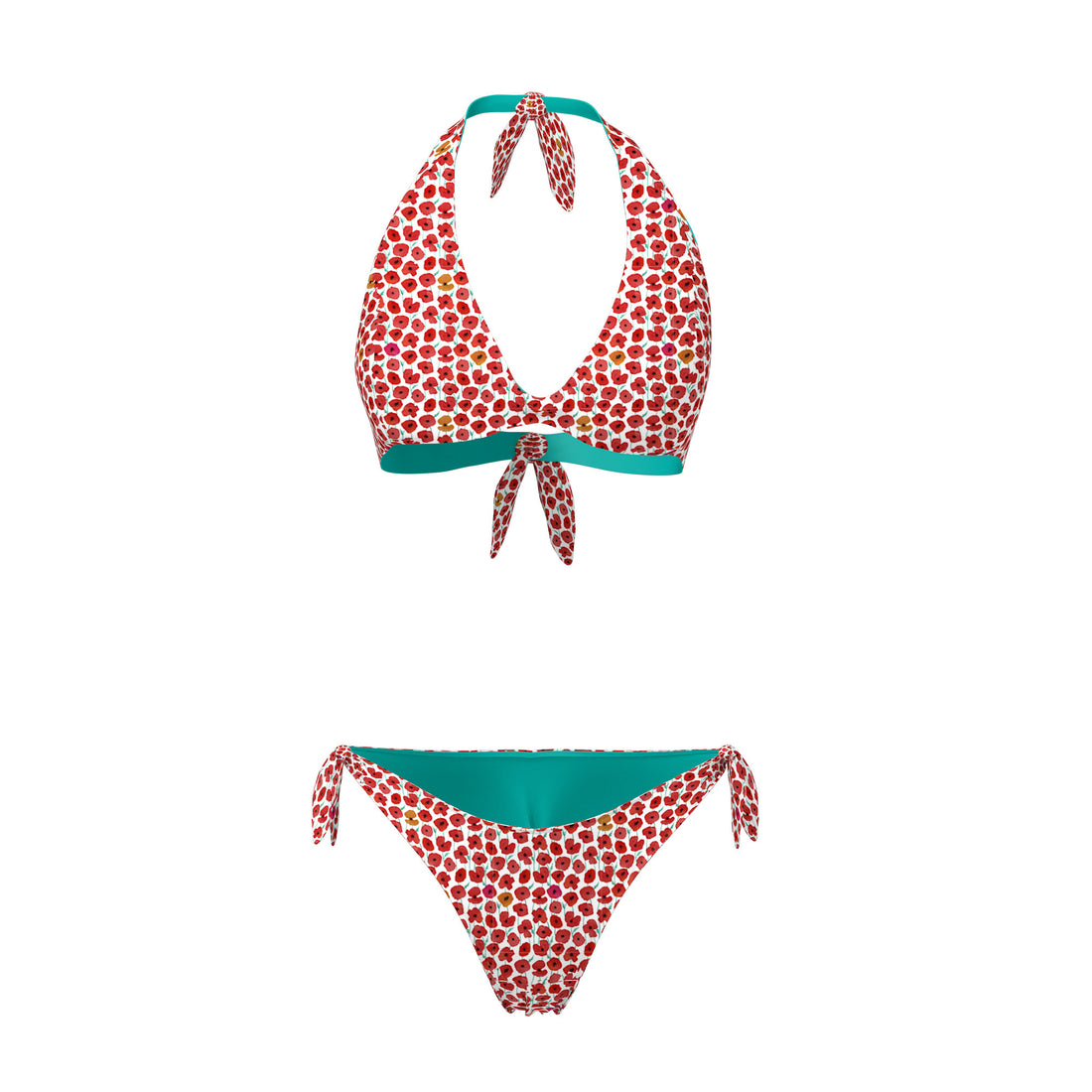 BIKINI TRIANGOLO/SLIP REVERSIBILE DONNA - POPPY