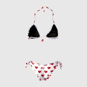 Bikini Triangolo/Slip Frou Frou Donna Hearts