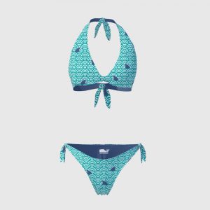 Bikini Triangolo/Slip Laccetti Donna SHARKS! Aquamarine