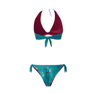 Bikini Triangolo/Slip Laccetti Donna Ink