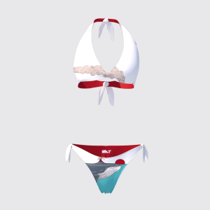 Bikini Triangolo/Slip Laccetti Donna Fire