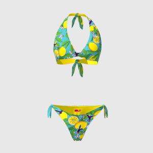 Bikini Triangolo/Slip Laccetti Donna Citrus Limon